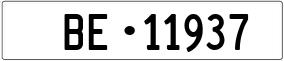 Truck License Plate